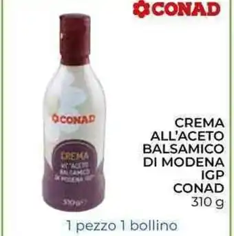 Conad City Conad Crema All'Aceto Balsamico di Modena IGP 310g offerta