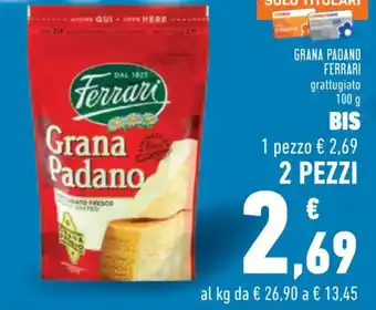 Conad FERRARI GRANA PADANO 100 g offerta