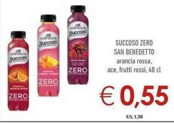 Conad City San Benedetto Succoso Zero 40cl offerta