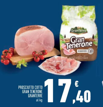 Conad PROSCIUTTO COTTO GRAN TENERONE GRANTERRE al kg offerta