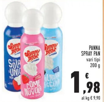 Conad PANNA SPRAY PAN 200 g offerta