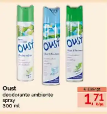 Acqua & Sapone Oust Ambierte Deodorante spray 300ml offerta