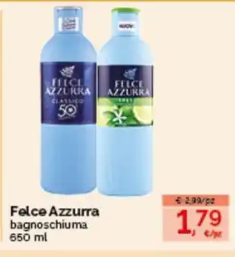 Acqua & Sapone Felce Azzurra Bagnoschiuma 650ml offerta