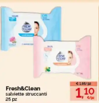 Acqua & Sapone Fresh & Clean Salviette struccante 25pz offerta
