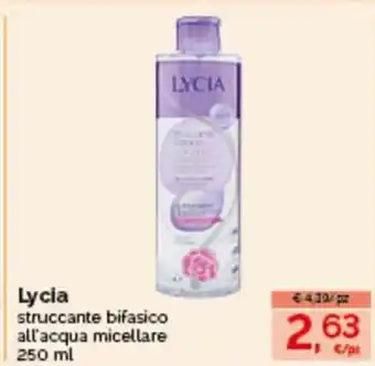 Acqua & Sapone Lycia struccante bifasico all'acqua micellare 250ml offerta