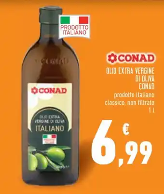 Conad CONAD OLIO EXTRA VERGINE DI OLIVA 1 l offerta