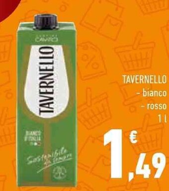Conad TAVERNELLO - bianco - rosso 1 l offerta