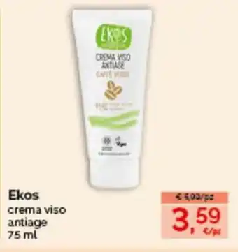 Acqua & Sapone Ekos Crema viso antiage 75ml offerta