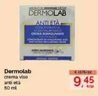 Acqua & Sapone Dermolab Crema Viso anti età 50ml offerta