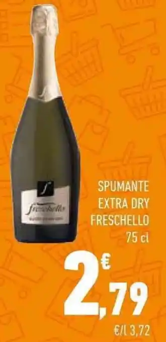 Conad SPUMANTE EXTRA DRY FRESCHELLO 75 cl offerta