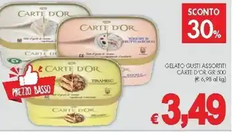 Algida gelato carte d'or