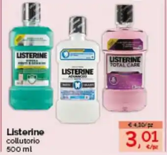 Acqua & Sapone Listerine collutorio 500ml offerta