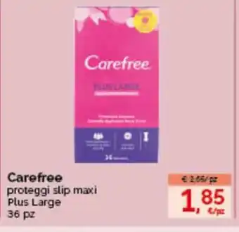 Acqua & Sapone Carefree Plus Large proteggi slip maxi 36pz. offerta
