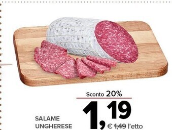 Todis Salame ungherese offerta