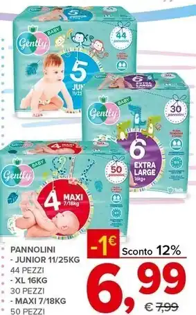 Todis Gently pannolini junior offerta