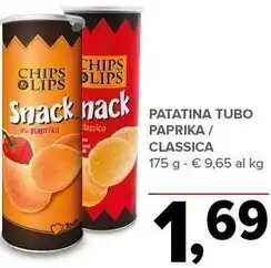 Chips & lips patatine tubo paprika