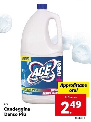 Lidl Ace candeggina denso piu offerta