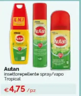 Acqua & Sapone Autan Tropical insecttorepellente spray/vapo offerta
