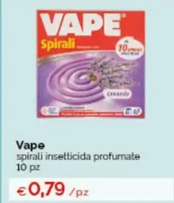 Acqua & Sapone Vape spirali insetticida profumate 10pz. offerta