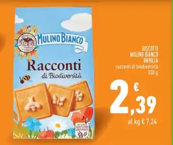 Conad BARILLA MULINO BIANCO BISCOTTI 330 g offerta
