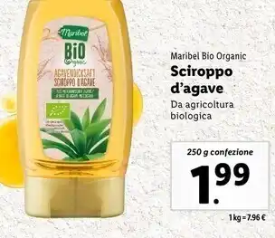 Lidl Maribel sciroppo d'agave offerta