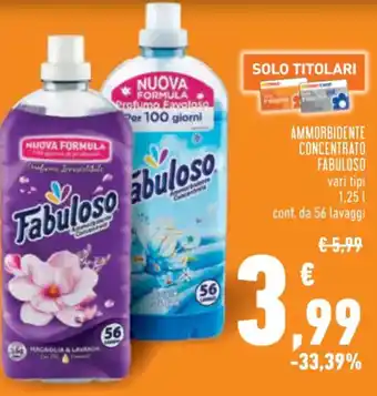 Conad AMMORBIDENTE CONCENTRATO FABULOSO1,25 l offerta