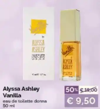 Acqua & Sapone Alyssa Ashley Vanilla 50ml offerta
