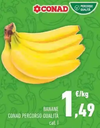 Conad BANANE CONAD PERCORSO QUALITÀ cat. 1 offerta