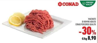Conad MACINATO DI BOVINO ADULTO CONAD PERCORSO QUALITÀ offerta