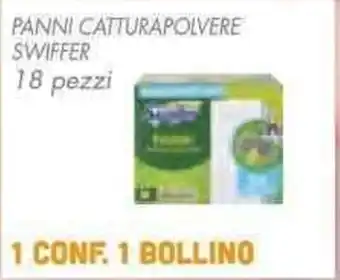 Conad PANNI CATTURAPOLVERE SWIFFER 18 pezzi offerta