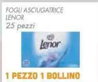 Conad FOGLI ASCIUGATRICE LENOR 25 pezzi offerta