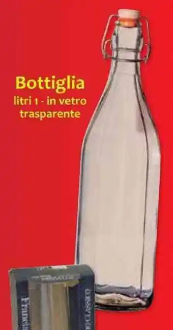 Galassia Bottiglia trasparente 1 litri offerta