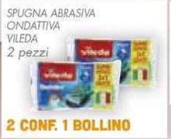 Conad SPUGNA ABRASIVA ONDATTIVA VILEDA 2 pezzi offerta