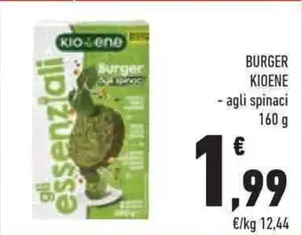 Conad BURGER KIOENE - agli spinaci 160 g offerta