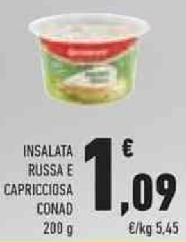 Conad INSALATA RUSSA E CAPRICCIOSA CONAD 200 g offerta