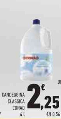 Conad CANDEGGINA CLASSICA CONAD 4 l offerta
