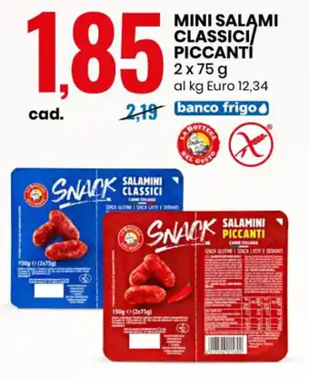 MINI SALAMI CLASSICI PICCANTİ 2 x 75 g