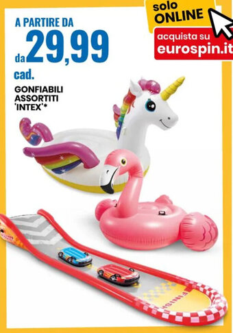 Eurospin GONFIABILI ASSORTITI 'INTEX'* offerta