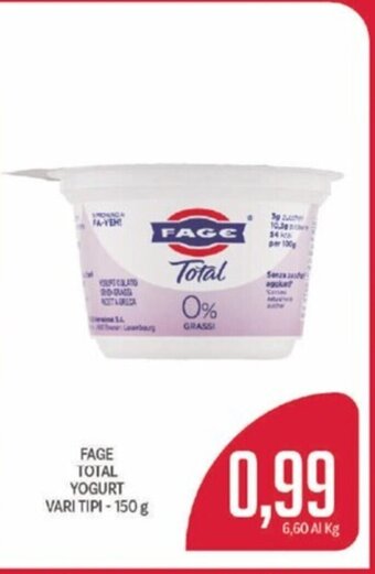Supermercati Piccolo FAGE TOTAL YOGURT VARI TIPI-150 g offerta