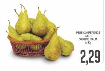 Supermercati Piccolo PERE CONFERENCE CAT.1 ORIGINE ITALIA Al Kg offerta