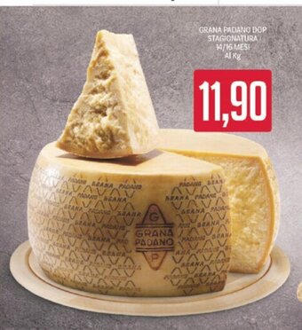 Supermercati Piccolo GRANA PADANO DOP STAGIONATURA 14/16 MESI Al Kg offerta