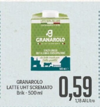 Supermercati Piccolo GRANAROLO LATTE UHT SCREMATO Brik - 500 ml offerta