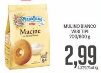 Supermercati Piccolo MULINO BIANCO VARI TIPI 700/800 g offerta