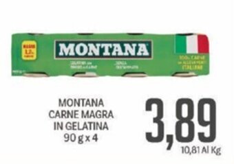 MONTANA CARNE MAGRA IN GELATINA 90gx4