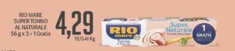 Supermercati Piccolo RIO MARE SUPER TONNO AL NATURALE 56 gx 3+1 Gratis offerta
