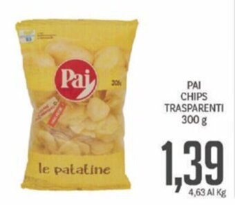 Supermercati Piccolo PAI CHIPS TRASPARENTI 300 g offerta