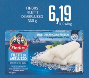 Supermercati Piccolo FINDUS FILETTI DI MERLUZZO 360 g offerta