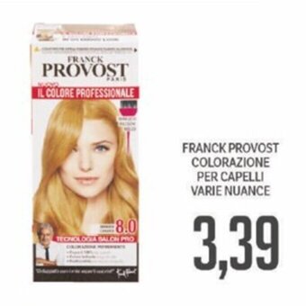 Supermercati Piccolo FRANCK PROVOST COLORAZIONE PER CAPELLI VARIE NUANCE offerta