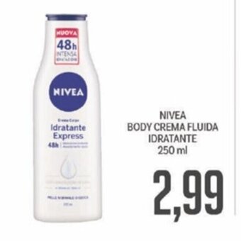 Supermercati Piccolo NIVEA BODY CREMA FLUIDA IDRATANTE 250 ml offerta