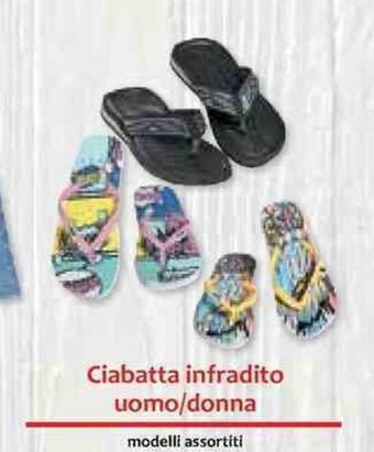 Galassia Ciabatta infradito uomo/donna offerta